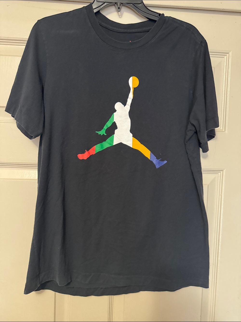 Women’s Jordan Graphic Tee with Multicolor Jumpman